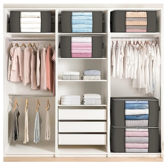 Gray Storage Organizer Set - 6 Pack - Picture 4 of 4